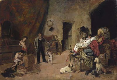 Sample artwork by Vicente March y Marco (1859 - 1914), known for orientalist themes in painting - View similar artists and auction records