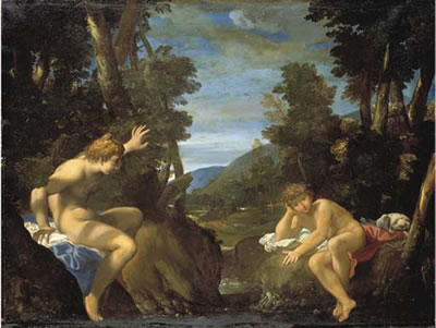 Salmacis and Hermaphroditus by Lodovico Carracci - Auction record, sale price, and art valuation. Compare with similar artists and explore comparable artworks.