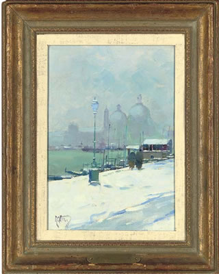 Venice in the snow