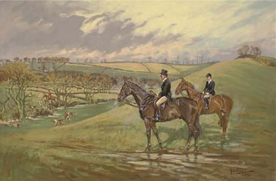 A day in the Quorn, Muxlow Hill, Leicestershire