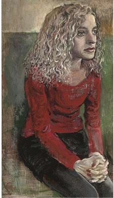 Portrait of Juliette in Red
