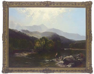 A trout stream, North Wales