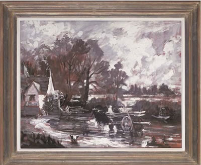 The haywain by Tom (Thomas) Patrick Keating - Auction record, sale price, and art valuation. Compare with similar artists and explore comparable artworks.