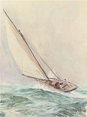 On a beam reach (illustrated); and An attack by submarines (2)