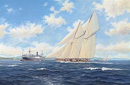 Westward passing Inanda in Scottish waters