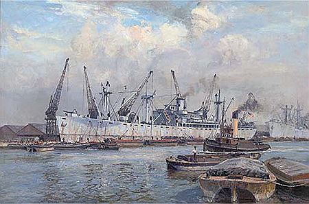 Sample artwork by Arthur James Wetherall Burgess (1879 - 1957), known for landscape painting - View similar artists and auction records