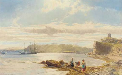 Mount Edgecombe from Mount Batten, Plymouth