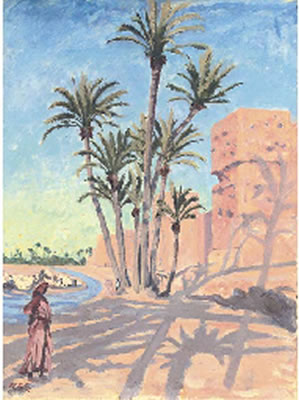 Sample artwork by James Dickson Innes (1887 - 1914), known for painting-landscape, buildings, mountain views - View similar artists and auction records