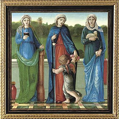 St Barbara, St Dorothy and St Agnes