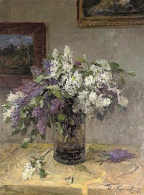 Sample artwork by Porfiry Nikitich Krylov (1902 - 1990), known for still life painting - View similar artists and auction records