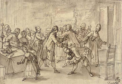 A game of blind man's buff