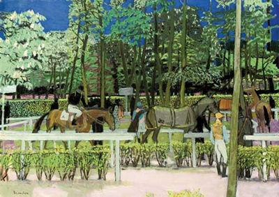 Le Paddock du Champ de Courses d'Auteuil by Maurice Brianchon - Auction record, sale price, and art valuation. Compare with similar artists and explore comparable artworks.