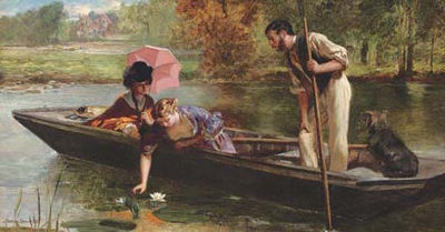 Picking Waterlillies