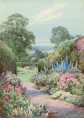 A Garden Near Henley-on-Thames, Oxfordshire by Theresa Sylvester Stannard - Auction record, sale price, and art valuation. Compare with similar artists and explore comparable artworks.