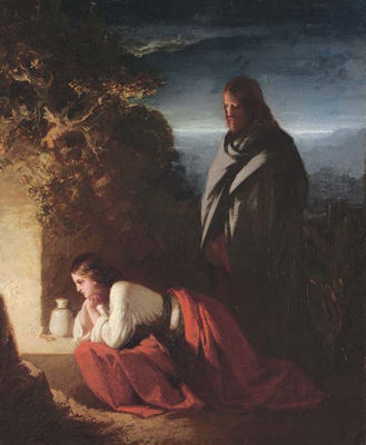 Mary Magdalen at the sepulchre