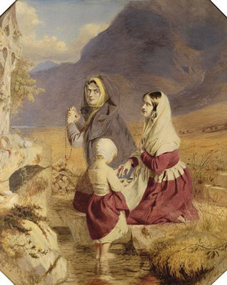 A Blind Girl at a Holy Well: A Scene in the West of Ireland