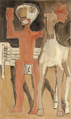 Man and Horse by Stephen Gilbert - Auction record, sale price, and art valuation. Compare with similar artists and explore comparable artworks.