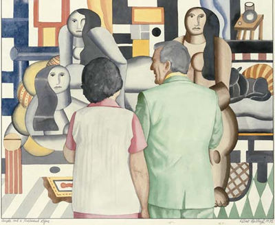 Couple and a Fernand Léger