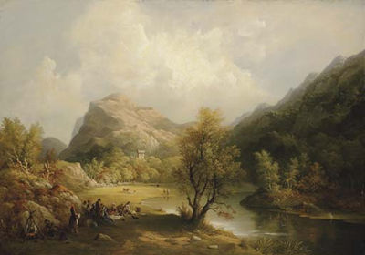 A View of the Eagle's Nest from the Black Valley