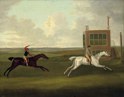 The Duke of Bedford's Grey Diomed Beating H.R.H, The Prince of Wales's