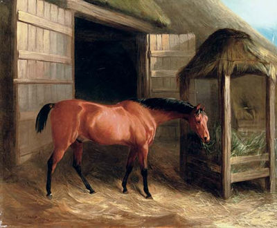 A Hunter in a Stable by Richard Barrett Davis - Auction record, sale price, and art valuation. Compare with similar artists and explore comparable artworks.