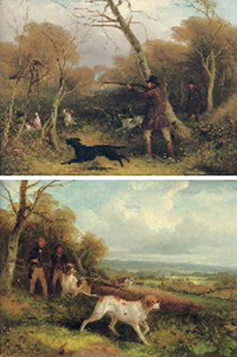 Partridge shooting; and Pheasant shooting (Pair) by William Joseph Shayer - Auction record, sale price, and art valuation. Compare with similar artists and explore comparable artworks.