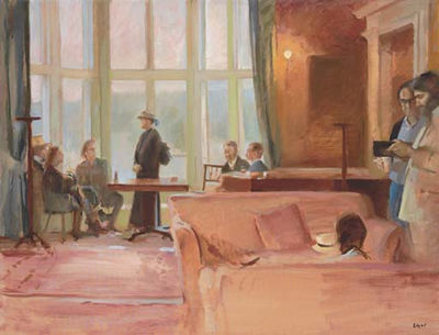 The annual Glasgow Art Club, Picnic at Blairquhan