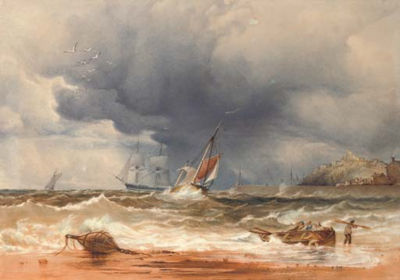 A sea piece by Anthony Vandyke Copley Fielding - Auction record, sale price, and art valuation. Compare with similar artists and explore comparable artworks.