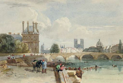 Sample artwork by David Cox the Younger (1809 - 1885), known for watercolor landscape and seascape paintings - View similar artists and auction records