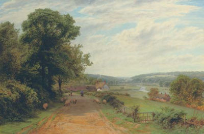 The river Test above Stockbridge, Hampshire