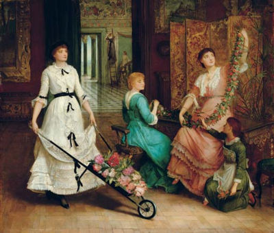 Preparing for the ball by Charles Edward Halle - Auction record, sale price, and art valuation. Compare with similar artists and explore comparable artworks.