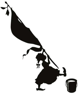Untitled (Girl with Bucket) in two parts