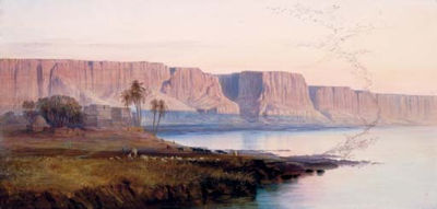 Sample artwork by Edward Lear (1812 - 1888), known for ornithology and travel book illustrations, landscape painting - View similar artists and auction records