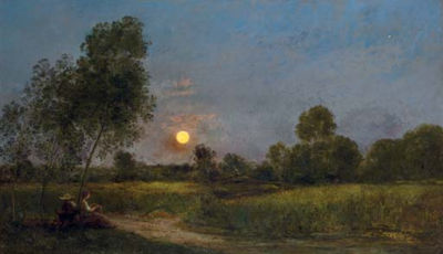 Sample artwork by Charles Francois Daubigny (1817 - 1878), known for bucolic landscape, marine and nocturne painting-luminous - View similar artists and auction records
