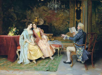 Sample artwork by Adriano Cecchi (1850 - 1936), known for figure, genre painting - View similar artists and auction records