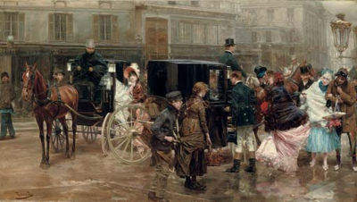 Sample artwork by Roman Ribera Cirera (1849 - 1935), known for figure, genre, interior painting - View similar artists and auction records