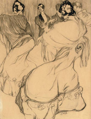 Españolas bailando (Spanish dancers)