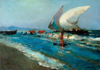 La playa de Valencia (The beach, Valencia)