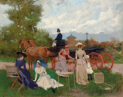 Un día en el parque (A day in the park) by Francisco Miralles Y Galup - Auction record, sale price, and art valuation. Compare with similar artists and explore comparable artworks.