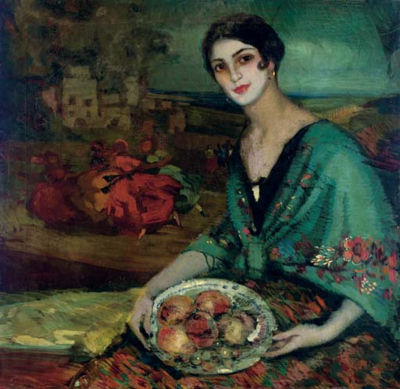 Mujer de azul (Woman in blue)