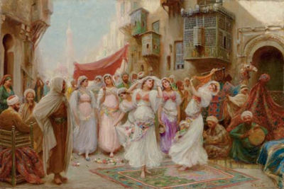 Oriental dancers, Cairo