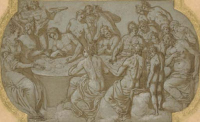 The Feast of the Gods: Design for a ceiling compartment
