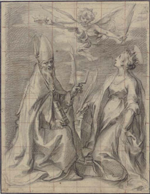 Saints Blaise and Catherine of Alexandria