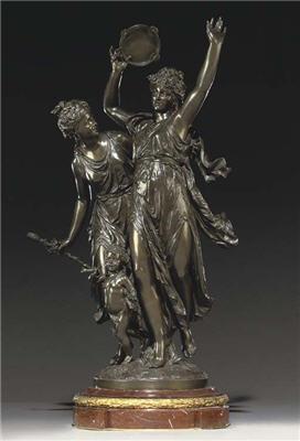 Sample artwork by Jean-Louis Gregoire (1840 - 1890), known for allegorical figure sculpture, mythology - View similar artists and auction records