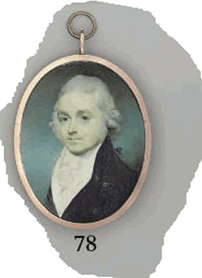 A gentleman, in brown coat, white waistcoat