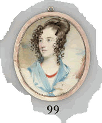 A young lady, in white dress