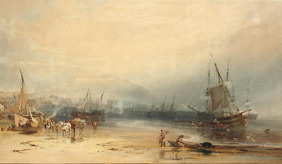 Sample artwork by Anthony Vandyke Copley Fielding (1787 - 1855), known for watercolor landscape painting - View similar artists and auction records