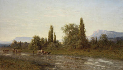 Driving the wagons in a Crimean landscape by Gavril Kondratenko - Auction record, sale price, and art valuation. Compare with similar artists and explore comparable artworks.