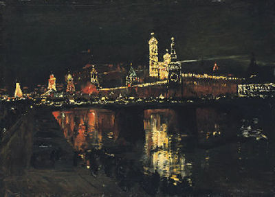 Sample artwork by Isaac Ilyitch Levitan (1860 - 1900), known for landscape and waterscape painting-snowscenes - View similar artists and auction records