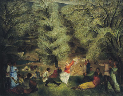 Sample artwork by Simka Simkhovitch (1893 - 1949), known for genre-narrative, figure, landscape painting - View similar artists and auction records